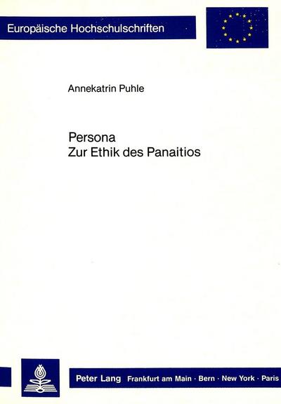 Persona. Zur Ethik des Panaitios