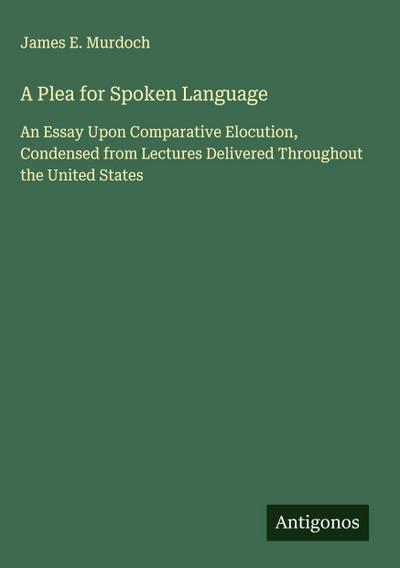 A Plea for Spoken Language