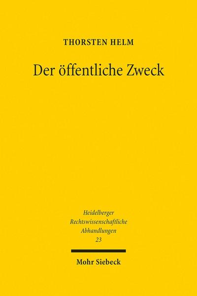 Der öffentliche Zweck