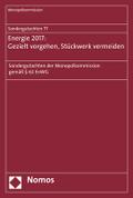 Sondergutachten 76: Bahn 2017: Wettbewerbspolitisc