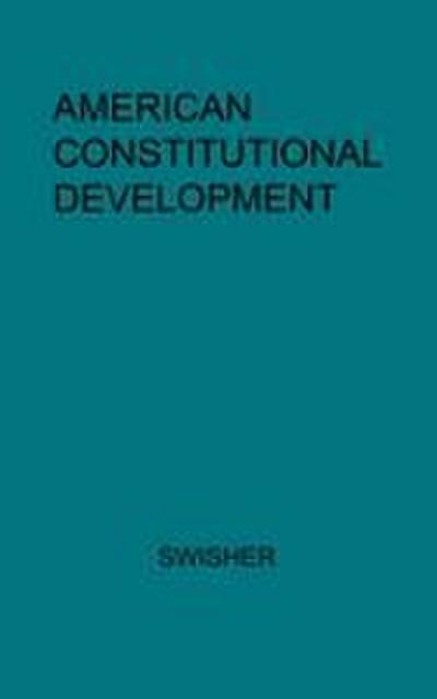 American Constitutional Development.
