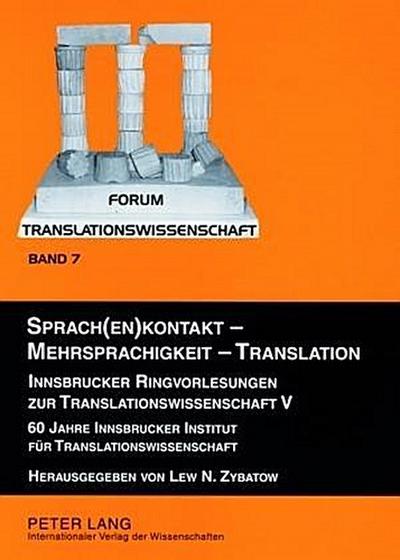 Sprach(en)kontakt - Mehrsprachigkeit - Translation