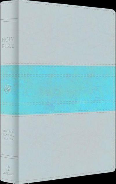 ESV Giant Print Personal Size Bible (Trutone, Forest/Tan, Trail Design)