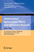 Mathematical Optimization Theory and Operations Re