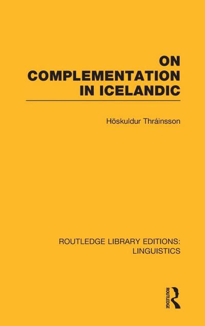 On Complementation in Icelandic