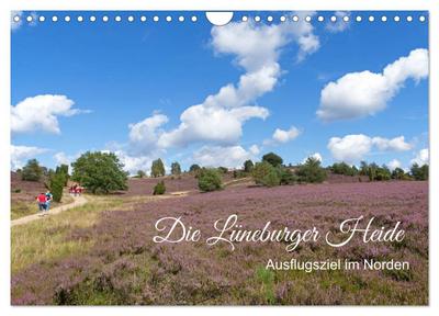 Die Lüneburger Heide - Ausflugsziel im Norden (Wandkalender 2026 DIN A4 quer), CALVENDO Monatskalender