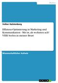 Effizienz-Optimierung in Marketing und Kommunikati