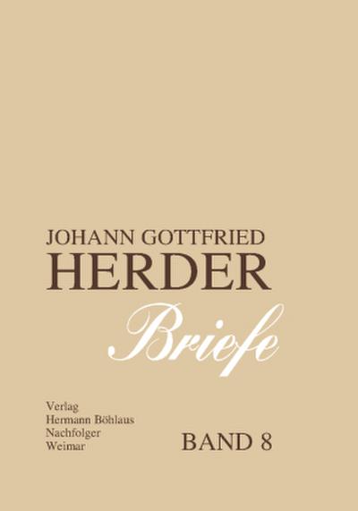 Briefe Januar 1799 - November 1803