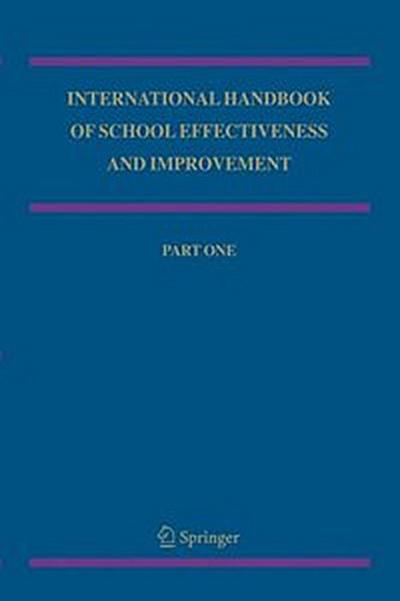 International Handbook of School Effectiveness and Improvement
