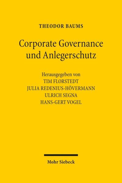 Corporate Governance und Anlegerschutz