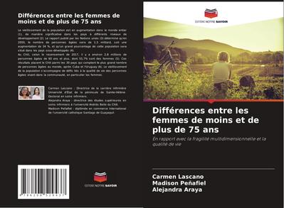 Différences entre les femmes de moins et de plus de 75 ans