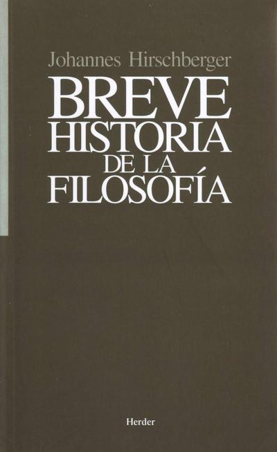 Breve historia de la filosofía