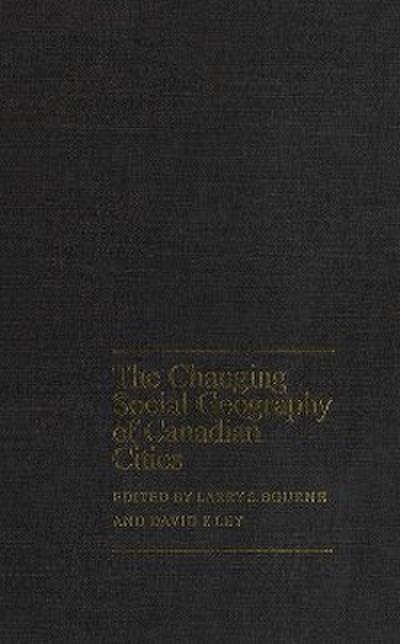 Changing Social Geography of Canadian Cities