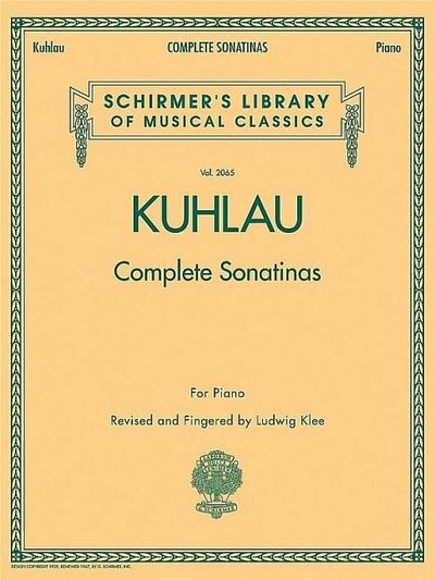 Kuhlau - Complete Sonatinas for Piano: Schirmer Library of Classics Volume 2065