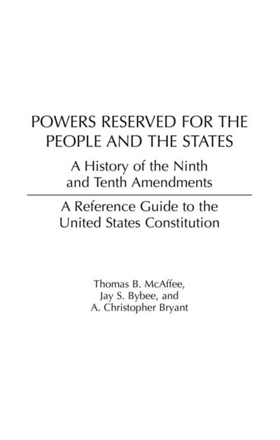 Powers Reserved for the People and the States