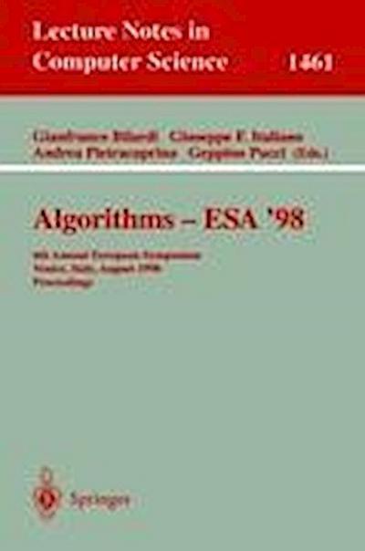Algorithms - ESA ’98