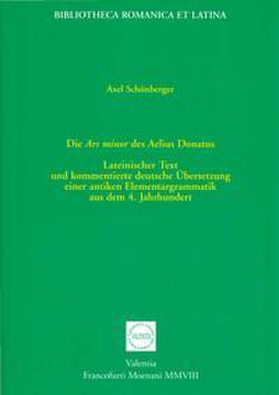 Die Ars minor des Aelius Donatus