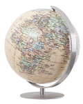 Columbus Globen ROYAL Globus (TING kompatibel), Fuß und Meridian Edelstahl