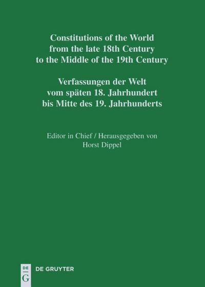 Constitutional Documents of Portugal and Spain 1808-1845