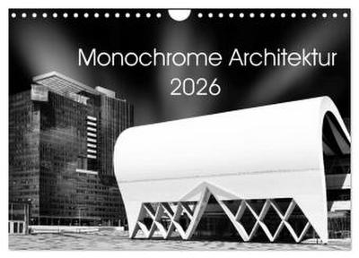 Monochrome Architektur (Wandkalender 2026 DIN A4 quer), CALVENDO Monatskalender