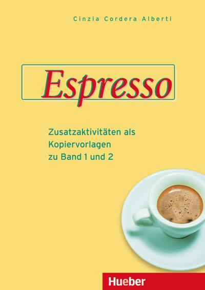 Espresso, Zusatzaktivitäten als Kopiervorlagen zu Band 1 und Band 2