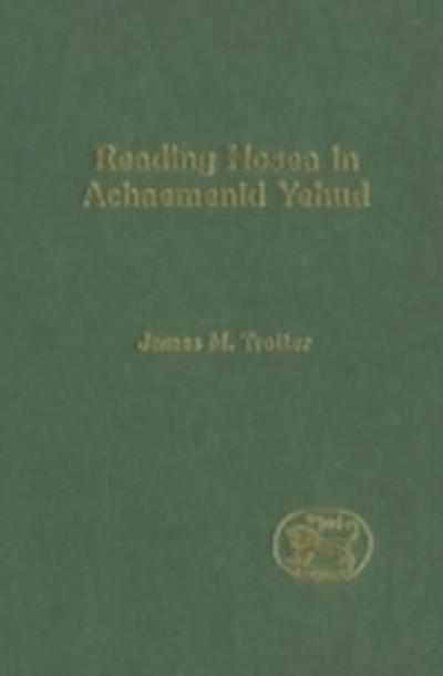 Reading Hosea in Achaemenid Yehud