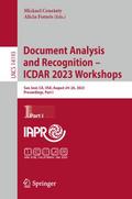 Document Analysis and Recognition - ICDAR 2023 Workshops