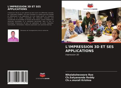 L’IMPRESSION 3D ET SES APPLICATIONS
