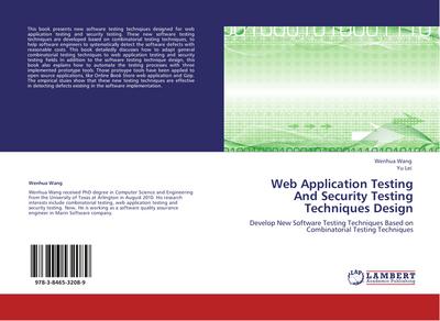 Web Application Testing And Security Testing Techniques Design