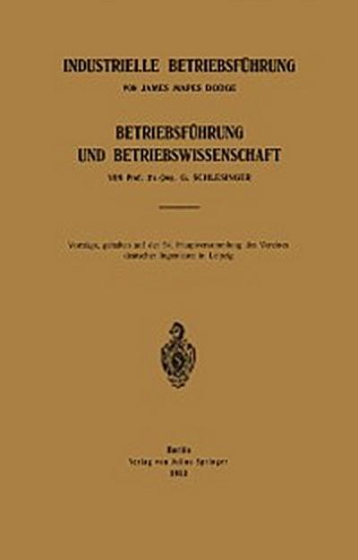 Industrielle Betriebsführung