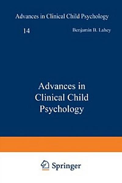 Advances in Clinical Child Psychology