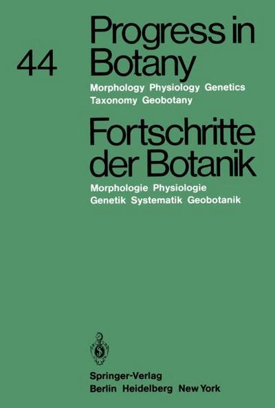 Progress in Botany / Fortschritte der Botanik