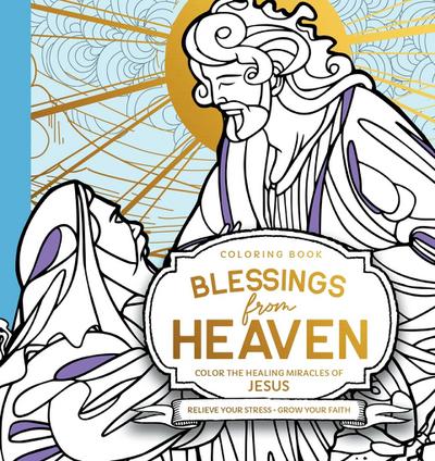 Blessings from Heaven Adult Coloring Book