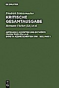 Kleine Schriften 1786 - 1833