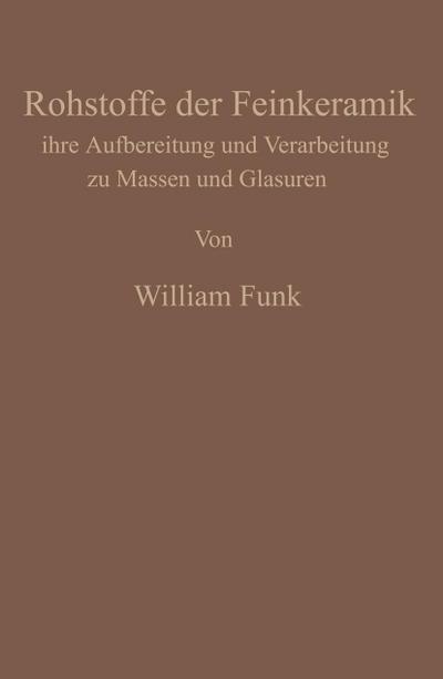 Die Rohstoffe der Feinkeramik