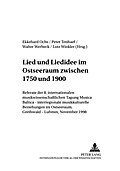 Lied und Liedidee im Ostseeraum zwischen 1750 und 1900