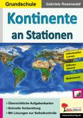 Kontinente an Stationen / Grundschule