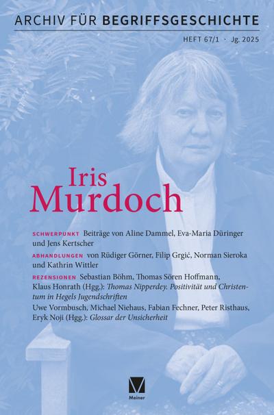 Archiv für Begriffsgeschichte. Band 67,1