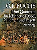3 Quartettefür Klarinette (Ob), 2 Hörner und Fagott