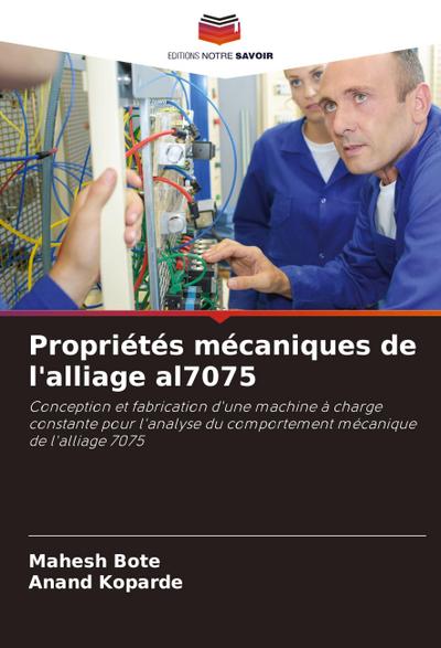 Propriétés mécaniques de l’alliage al7075