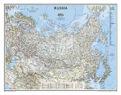 National Geographic Russia Wall Map - Classic (30.25 X 23.5 In)
