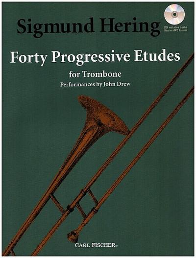 40 progressive Etudes (+CD)for trombone