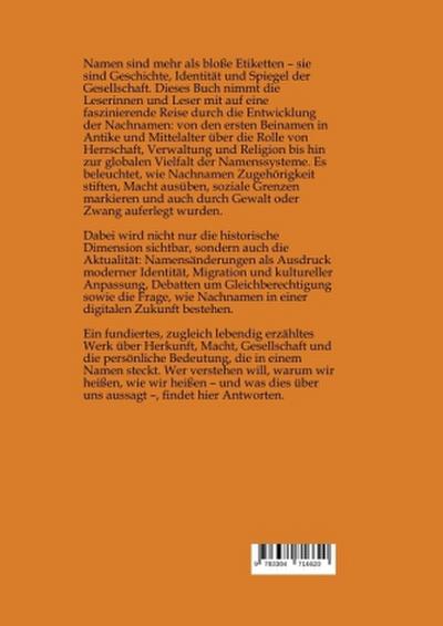 "Die Geschichte der Nachnamen - Von Beinamen zur Identität"