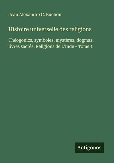 Histoire universelle des religions