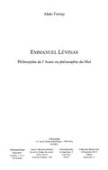 Emmanuel levinas