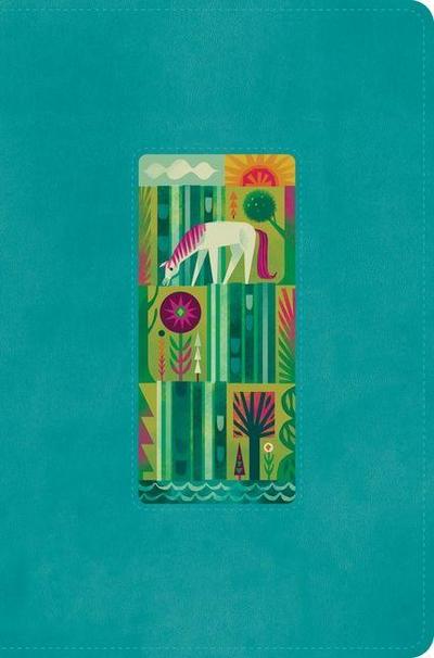 ESV the Biggest Story Holy Bible for Kids (Trutone, Teal, Waterfall Design)