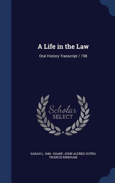 A Life in the Law