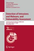 Detection of Intrusions and Malware, and Vulnerabi