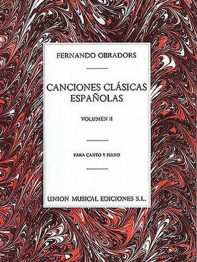 Canciones Clasicas Espanolas - Volumen II
