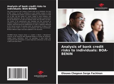 Analysis of bank credit risks to individuals: BOA-BENIN